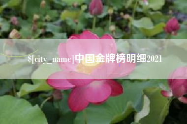 泰安中国金牌榜明细2021