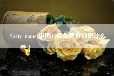 泰安中国18枚金牌分别是什么