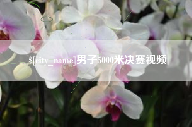 泰安男子5000米决赛视频
