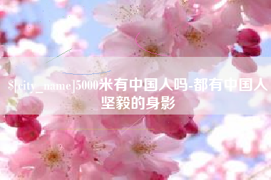 泰安5000米有中国人吗-都有中国人坚毅的身影