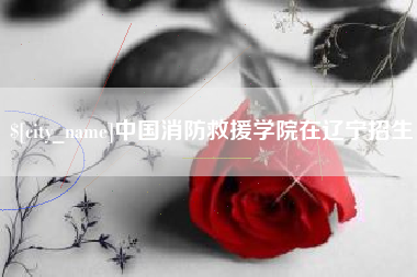 泰安中国消防救援学院在辽宁招生