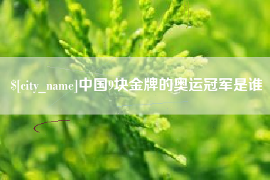 泰安中国9块金牌的奥运冠军是谁