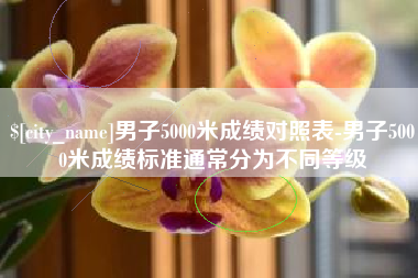 泰安男子5000米成绩对照表-男子5000米成绩标准通常分为不同等级