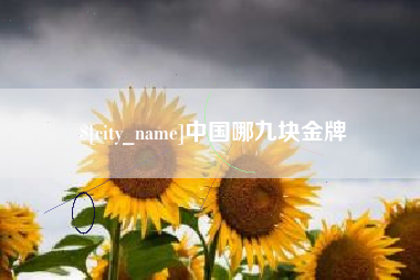泰安中国哪九块金牌