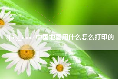 泰安中国地图用什么怎么打印的