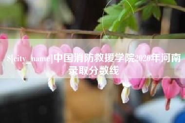 泰安中国消防救援学院2020年河南录取分数线
