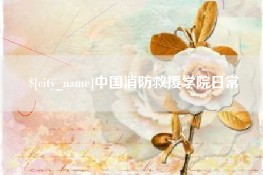 泰安中国消防救援学院日常