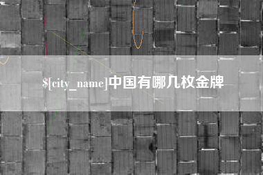 泰安中国有哪几枚金牌