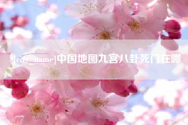 泰安中国地图九宫八卦死门在哪