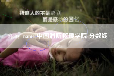 泰安中国消防救援学院 分数线