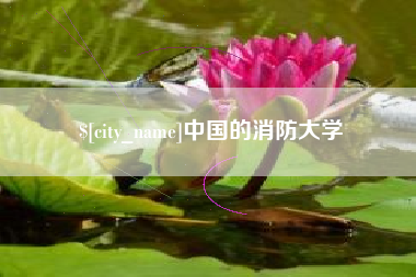 泰安中国的消防大学