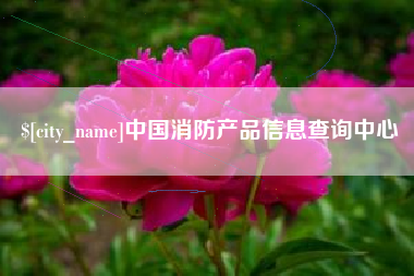 泰安中国消防产品信息查询中心