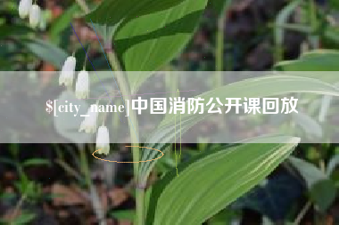 泰安中国消防公开课回放
