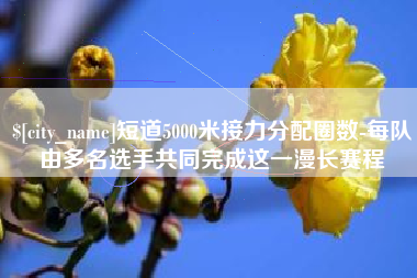 泰安短道5000米接力分配圈数-每队由多名选手共同完成这一漫长赛程