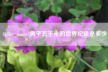 泰安男子五千米的世界纪录是多少