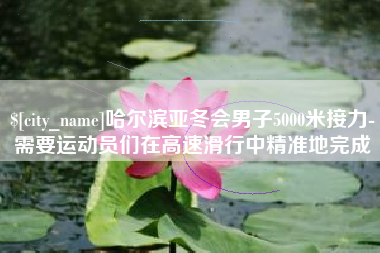泰安哈尔滨亚冬会男子5000米接力-需要运动员们在高速滑行中精准地完成