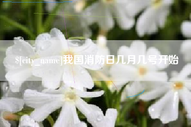 泰安我国消防日几月几号开始