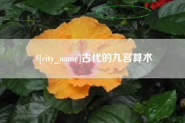 泰安古代的九宫算术