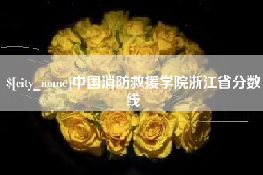 泰安中国消防救援学院浙江省分数线
