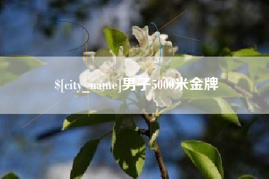 泰安男子5000米金牌