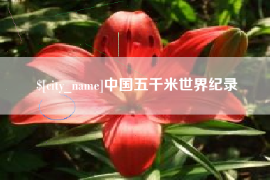 泰安中国五千米世界纪录