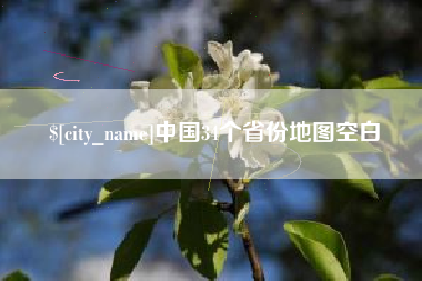 泰安中国34个省份地图空白