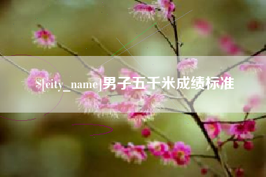 泰安男子五千米成绩标准