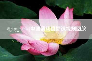 泰安中国消防直播课视频回放