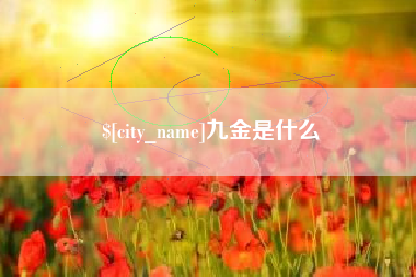 泰安九金是什么