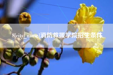 泰安消防救援学院招生条件