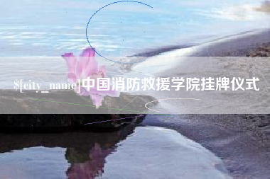 泰安中国消防救援学院挂牌仪式